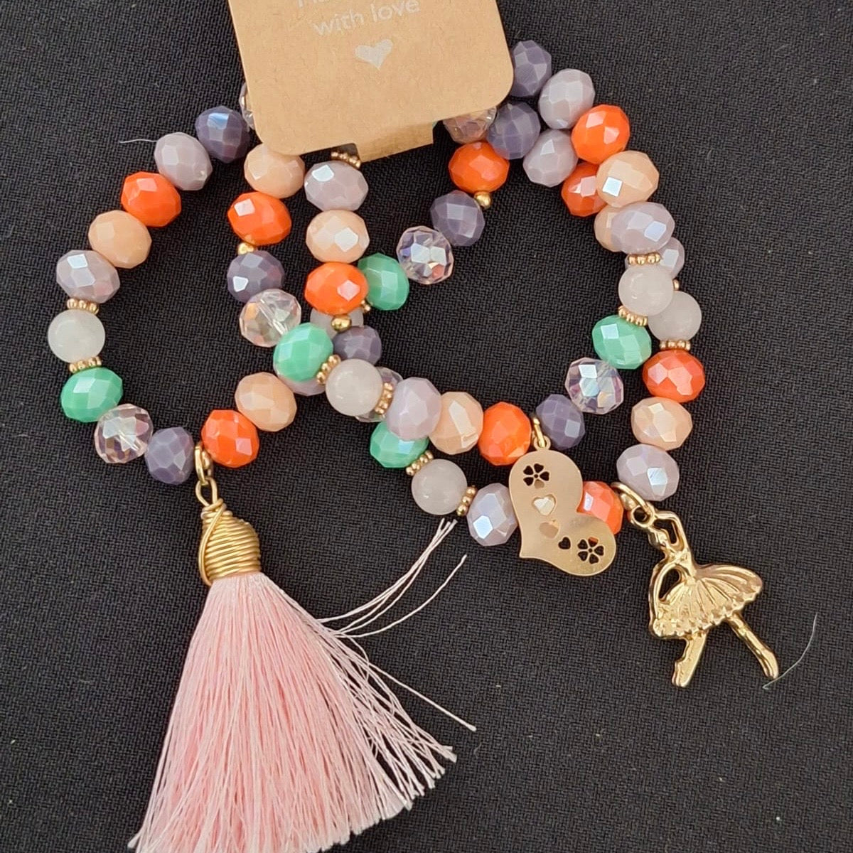 Set de Pulseras- Bailarina Cristal Checo