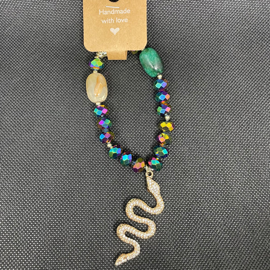 Pulsera Serpiente Cristal Checo